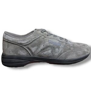 NIB Propet Washable Walker Comfort Shoes Walking Sneakers Pewter Gray US 7 AA